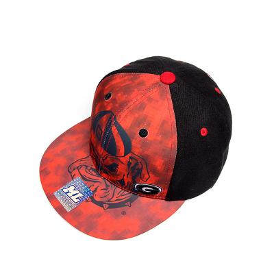 China breathable & Gorras Peak Flat Cap Cotton Sports Hats 100% Waterproof Cap Printing Logo Image Design High Quality Hats Custom Wholesale for sale