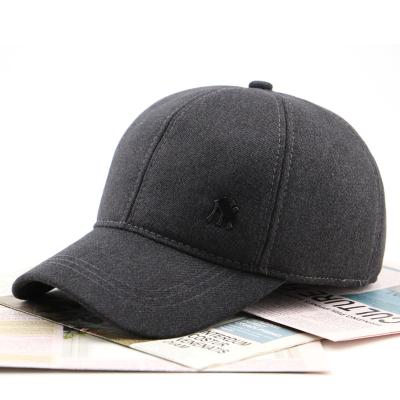 China JOINT Warm Golf Hat Winter Running Fishing Fishing Increasing Sports Hats Cloth Ear Protectors Thick Warm Baseball Cap for sale