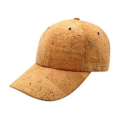 China Custom Designer New Style Hat Cork Baseball Cap Wood Curve Environmental Friendly Recyclable Wooden Brim Wholesale Hats for sale