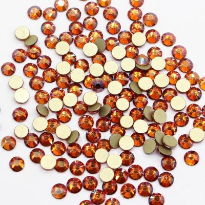 China Flatback LOCACRYSTAL Brand Bags Crafts Decoration Fflat Back Rhinestones Glass Bulk for sale