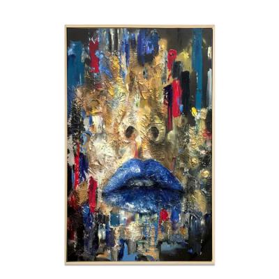 China Custom Hand Painted Abstract Abstract Wall Art Canvas Oil Painting From Picture for sale