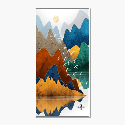 China Modern Custom Designs Canvas Hanging Wall Art Creative Landscape Painting for sale