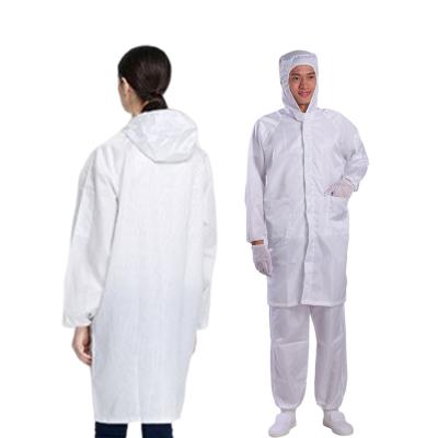 China Hotels Cleanroom Suit Dress With Cap Color Logo Custom Name 121 Degree Celsius Sterilization for sale