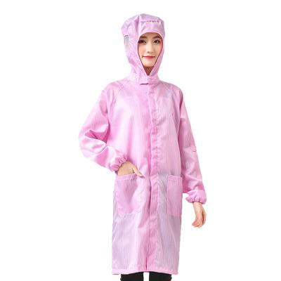 China Professional Hotel Manufacturers Dust Proof Clean Room Gown Anti Static Esd Shirt for sale