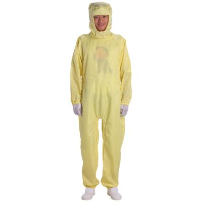 China Hotels Cleanroom Suit Anti-Static Bunnysuit Iso3 Custom Color Logo Name 121 Degree Celsius Sterilization for sale