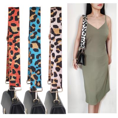 China Meetee B-S254 User Friendly Adjustable Colorful Leopard Handbag Accessories Shoulder Strap Bag Strap for sale