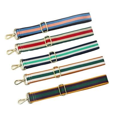 China MeeTee B-S270 Eco-friendly Fabric Ribbon Canvas Color Cross - Body Belt Bag Shoulder Strap for sale