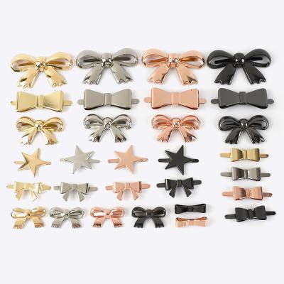 China 5 Kinds Meetee 25-60mm Star Bow Luggage Clothing Hardware Accessories Combine Shoe Clasps Bag Decorative Buckle for sale