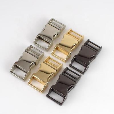 China Alloy Meetee GJZ-01 14mm Alloy Release Bag Buckle Hardware Handbag Buckles Satchel Accessories for sale