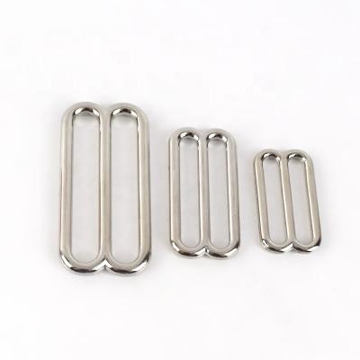 China MeeTee BF513 Alloy Metal Adjust Belt Ring HandBag Parts Tri Glide Bag Buckle for sale