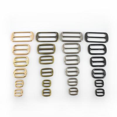 China Meetee BF666 Alloy Belt Backpack Slider Tri Glide Buckle Webbing Buckle Diy Accessories for sale