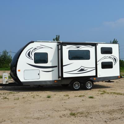 China Factory Trailer Travel Caravan RV Slide Offroad Camper for sale