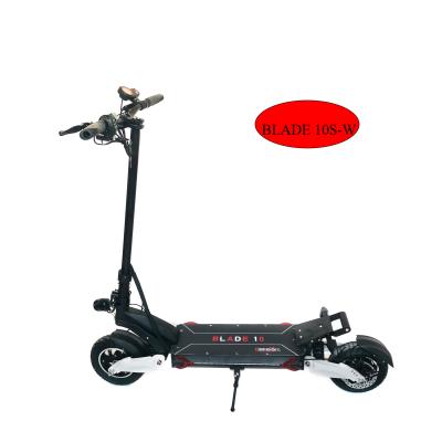 China Unisex E Scooter Blade 10D 60v 20ah Foldable Electric Scooter with Mini Motors Controllers and LCD Display for sale