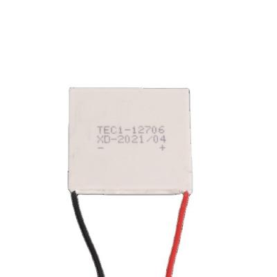 China Optical Telecommunication Industry Peltier Cooler tec-12711 Refrigeration Tablet Peltier Heatsink Semiconductor Thermoelectric Chip for sale