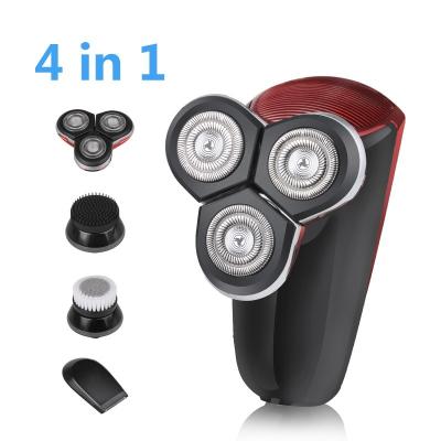 China Hotel 4 in 1 Electric Shaver and Bald Head Men's Cordless Razor Laptop USB Charging Electric Men Shaver for sale