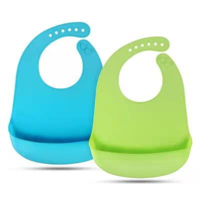 China Multi-Color Baby Plastic Baby Bib PS Bibs for sale