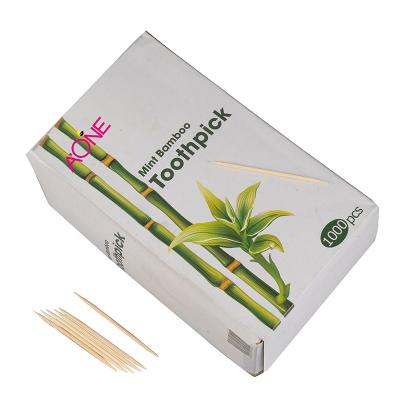 China Disposable Bamboo Toothpick Packet Paper Individually Wrapped Toothpicks Used For Home Office Or Travel for sale