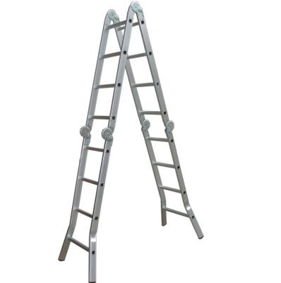 China China Factory Aluminum Folding Ladders 1.5m/1.76m/2.02m/2.28m/2.54m/2.8m/3.06m Folding Ladder for sale