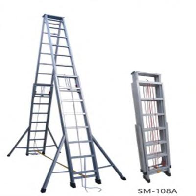 China Hot Selling Industrial Aluminum Extension Side Ladder Double Folding Ladders for sale