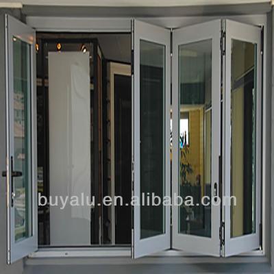 China Bi-fold aluminum window folding hot sale in Middle East & Australia & New Zealand for sale