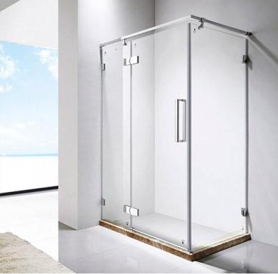 China With polishing finish 5mm tempered glass cubicle shower+rooms enclosure with tray for sale