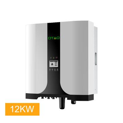 China 12KW Solar Inverter OTAO IP65 Solar Hybrid Inverter Hybrid Inverter 3 Phase Inverter Wechselrichter Pure Sine Wave Invt On Hoop Inverter for sale