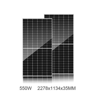 China Monocrystalline Silicon Solar Panel Kits Other Energy 550W 440w Renewable Solar Power System Zonnepanelen Calentador For Roof Tile Photovoltaic Panel for sale