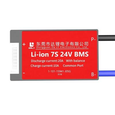 China Electroc Scooter OEM ODM Smart BMS Board For Lithium Ion Battery Pack 7S 24V 20A Lifepo4 Battery Parallel Protection Battery Management Systems for sale