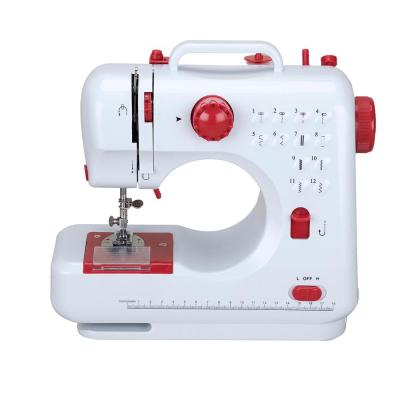 China Clothing Shoes Handbag OEM Customized 13 Kinds of Thread Lock Sewing Button Hole Mini Household Sewing Machine for sale