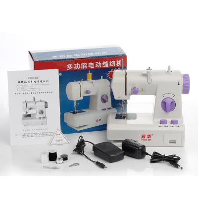 China Clothing Shoes Household Multifunctional Overlock Handbag OEM Adjustable Mini Easy Stitch Sewing Machine For Home Use for sale