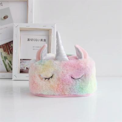 China New Gradient Unicorn Hair Towel Set For Household Car Paper Towel Soft Cute Box for sale