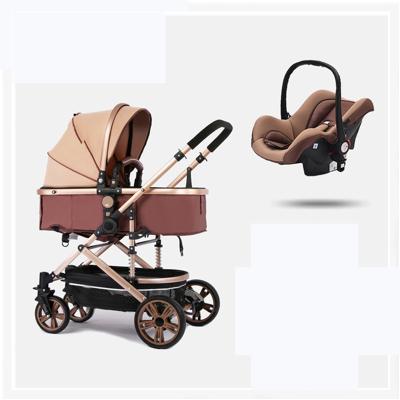 China Fashionable / High Landscape Folding OEM&ODM Baby Stroller With Safety Seat Rubber Wheels Stroller Foldable Children for sale