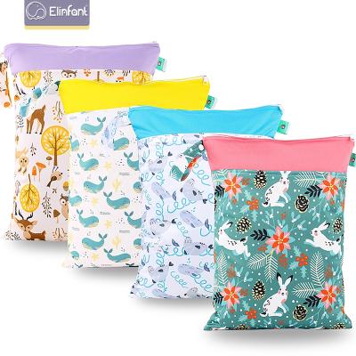 China Multi-Function Cloth Baby Elinfant Baby Elinfant Goal Bag Diaper Bag Mummy Bag Waterproof Wet Bag for sale