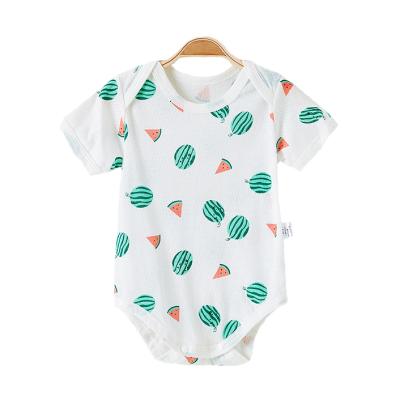 China Free Sample Cotton Baby Boy Romper Summer Newborn Baby Rompers For Kids Girls And Boys for sale