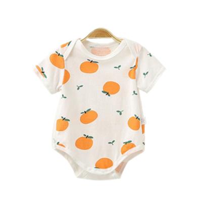 China Breathable cotton baby romper girls and boys romper baby jumpsuit summer cotton baby boy romper for sale