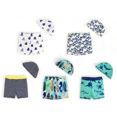 China Wholesale Breathable Baby Kids Swimming Panties Sunscreen Quick-drying Beach Pants Boy Swim Cap for sale