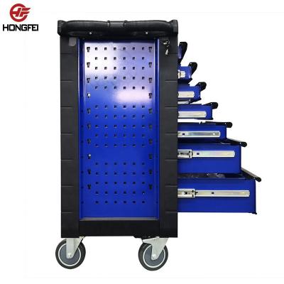 China Multifunctional Blue Color 27 Inch 7 Drawer Garage Tool Cabinet Workshop Storage Tool Box for sale