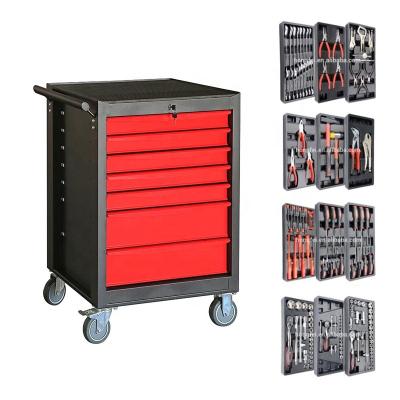 China Longevity; Security ; Rust Protection 195 PCS Tools Workshop Cabinet Garage Combination Storage Tool Box With Tool Kit For Car Repair for sale