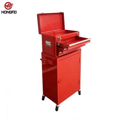 China Multi-functional small size 430mm upper tool chest and lower tool trolley for storing tools for sale