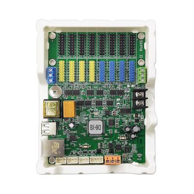 China BX-6K3 Police Indoor Library SDK (E+RS232+RS485) Traffic LED Display Bus Screen Ethernet Serial Port Controller for sale