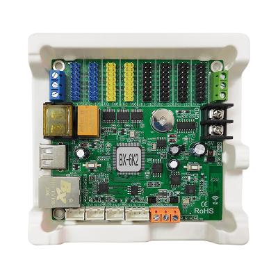 China BX-6K2 Police Bus Traffic Display Screen Ethernet Indoor Serial Port Library Led Controller (E+RS232+RS485) for sale