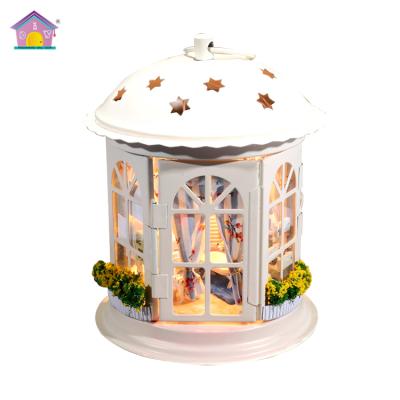 China Affordable Wood with Voice Smart DIY Light Control Dolls House Decor Ideas for Bedroom for sale