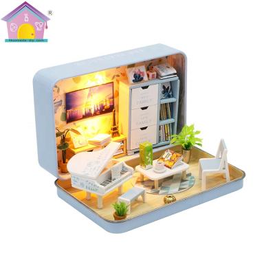 China With light bliss the theater designed the Miniature Doll's Room in the Small Box for sale