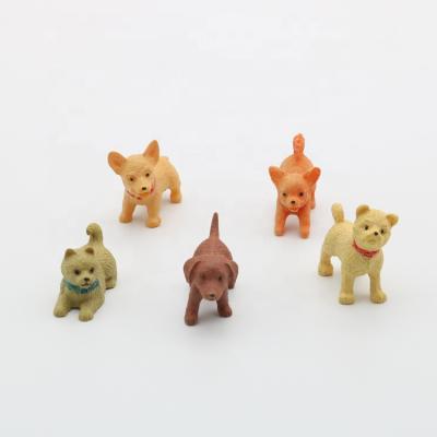 China China popular animal sets dog figurine resin for dollhouse for sale