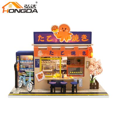 China Wooden DIY TOY Dollhouse Miniature Dollhouse Furniture Large Toy for sale