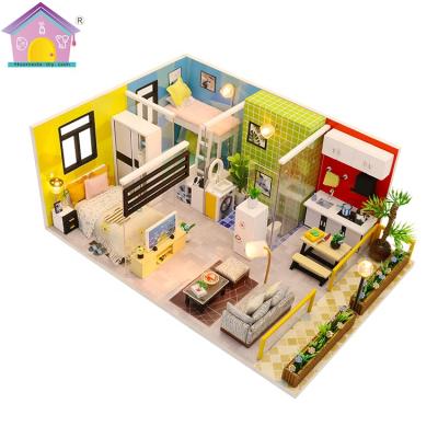 China DIY Doll Room Miniatures Diy Doll Room Furniture Hoomeda for sale