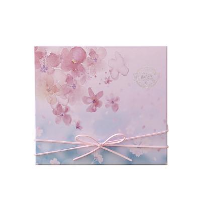 China Other Creative Cherry Blossom Gift Box Cosmetics Hand Gift Box Birthday Gift Packaging Paper Box for sale