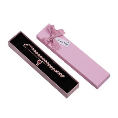 China Recyclable Creative Simple Exquisite Pen Small Gift Box Jewelry Necklace Packaging Gift Box for sale