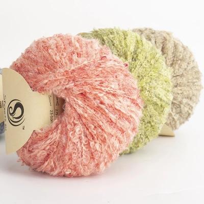 China 50g Hand Knitting Hand Knitting Yarn Wool for Chatting Camel Hairy Alpaca Mixed Yarn Crochet Sweater DIY Handmade Sewing for sale