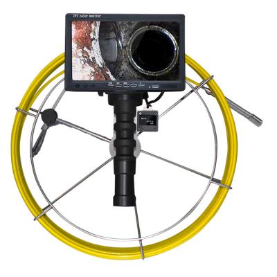 China Best Price Waterproof/Waterproof 7 Inch Industrial Sewer Drain Inspection Endoscope Camera With Count Meter for sale